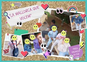 Collague de fotos de niños jugando, comiendo en un parque...