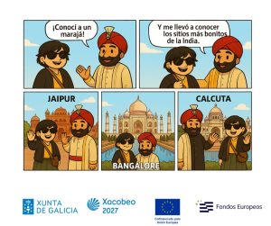 foto de una tira de comic
