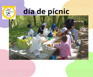foto de chico en picnic en la montaña