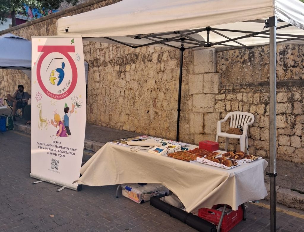 Foto del puesto en la feria del zapato