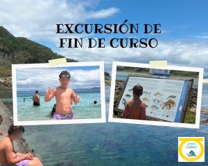 Collague de fotos de niños en la playa