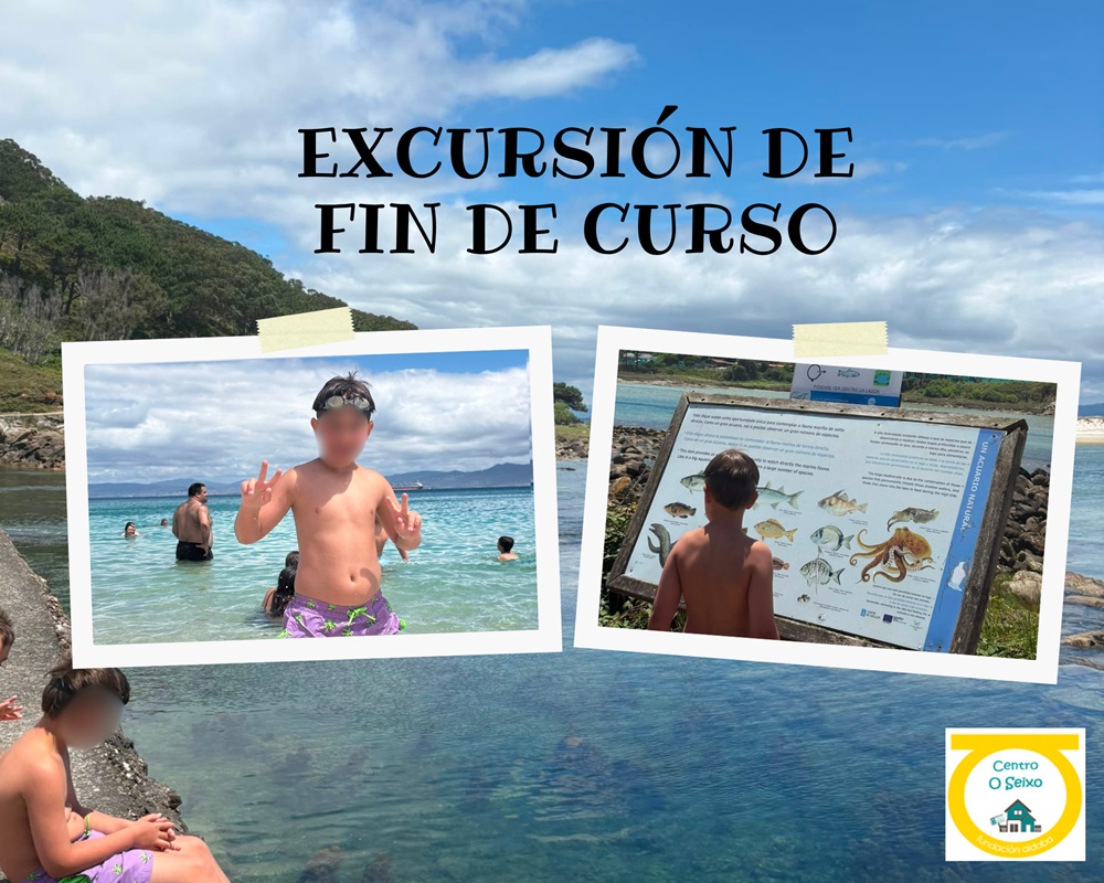Collague de fotos de niños en la playa