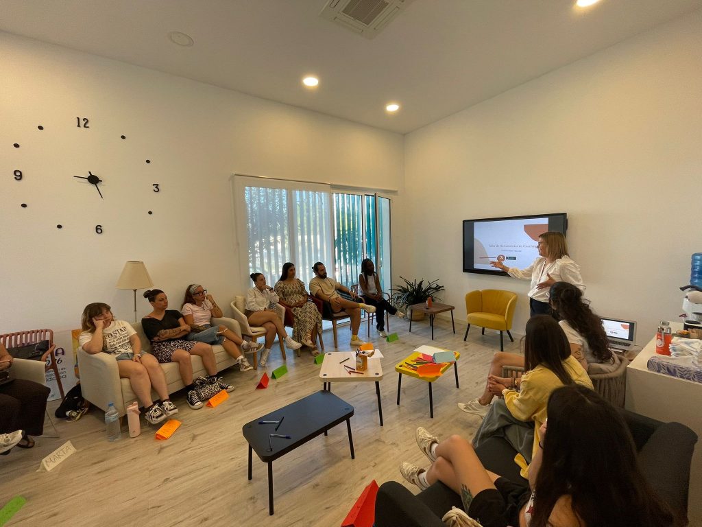 Personas en taller de formación