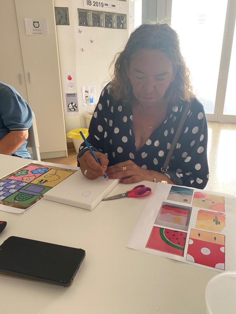 Persona pintando