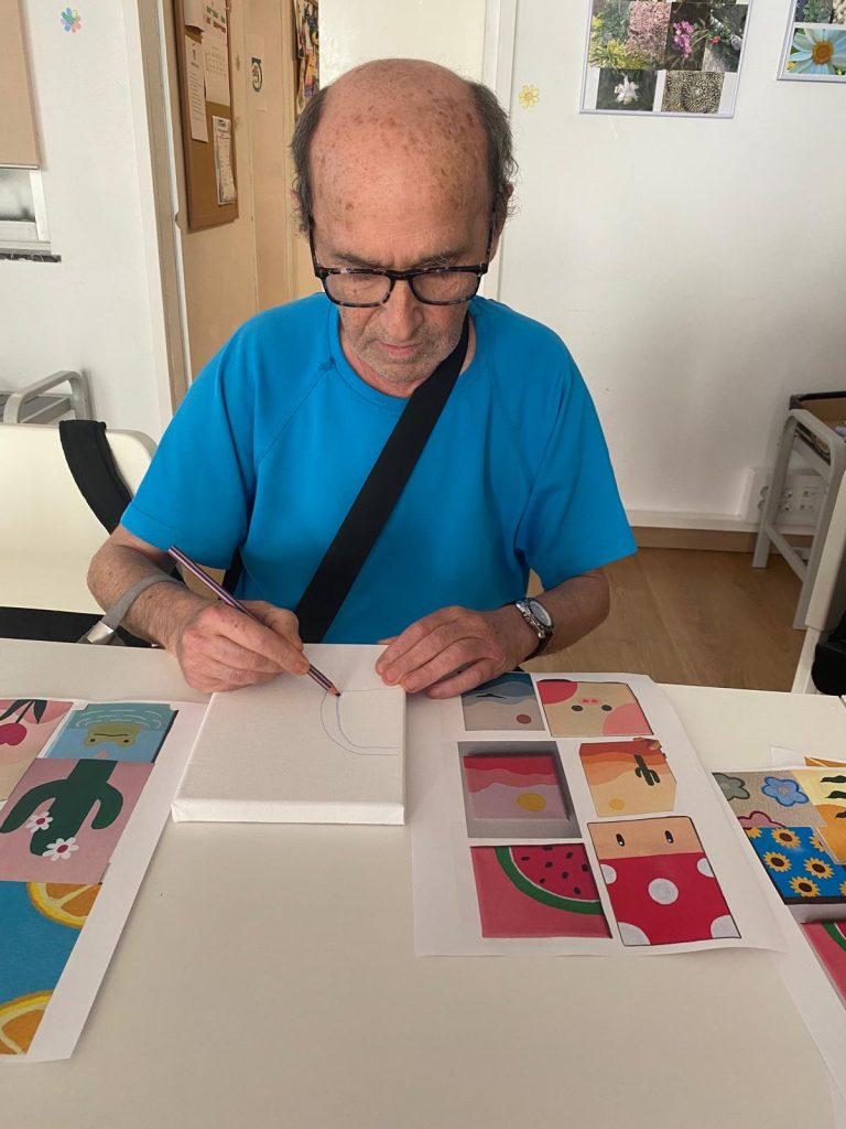 Persona pintando