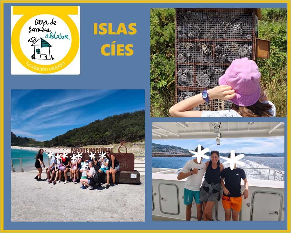 Collague de fotos de niños en la playa