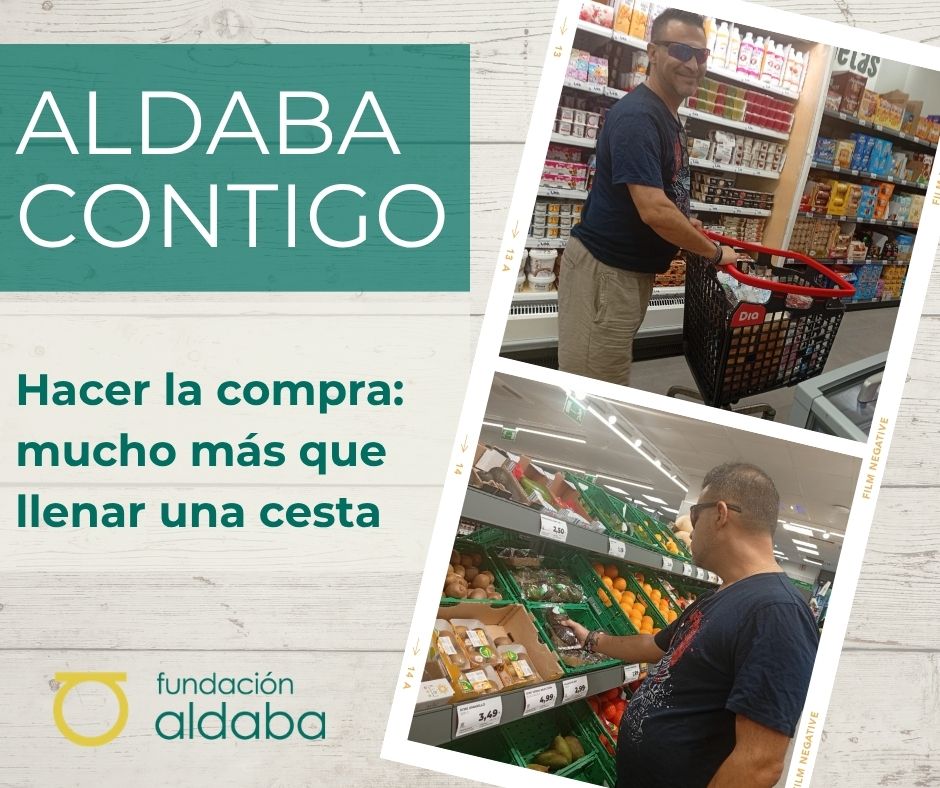 Persona en el supermercado