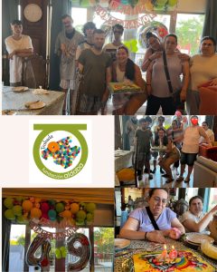 Collague de varias fotos de personas celebrando el cumpleaños