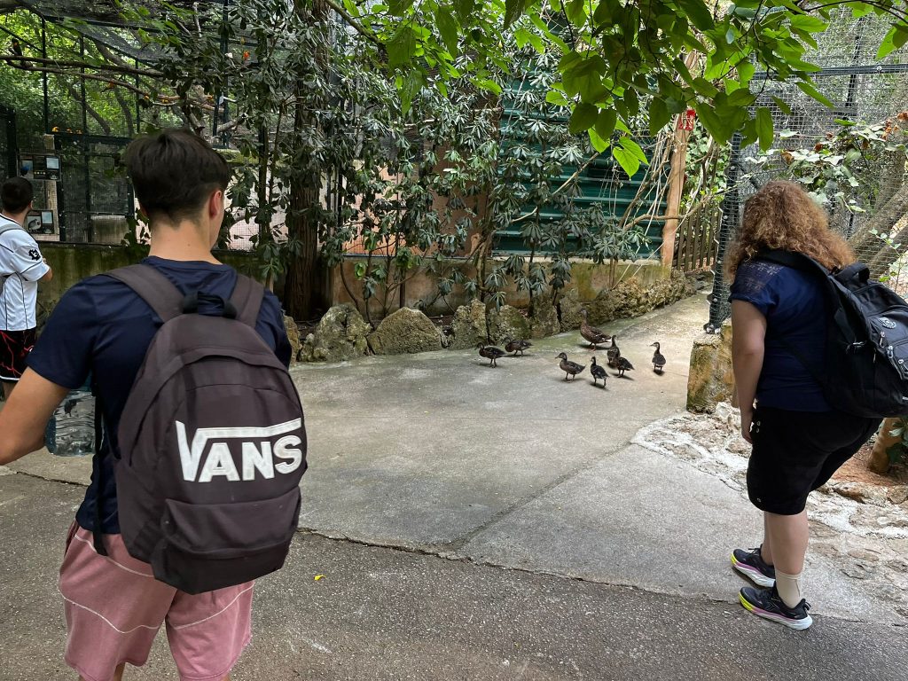Personas visitando Natura Parc