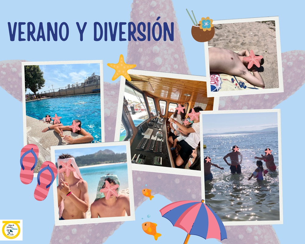 Collage de fotos Vacaciones de verano