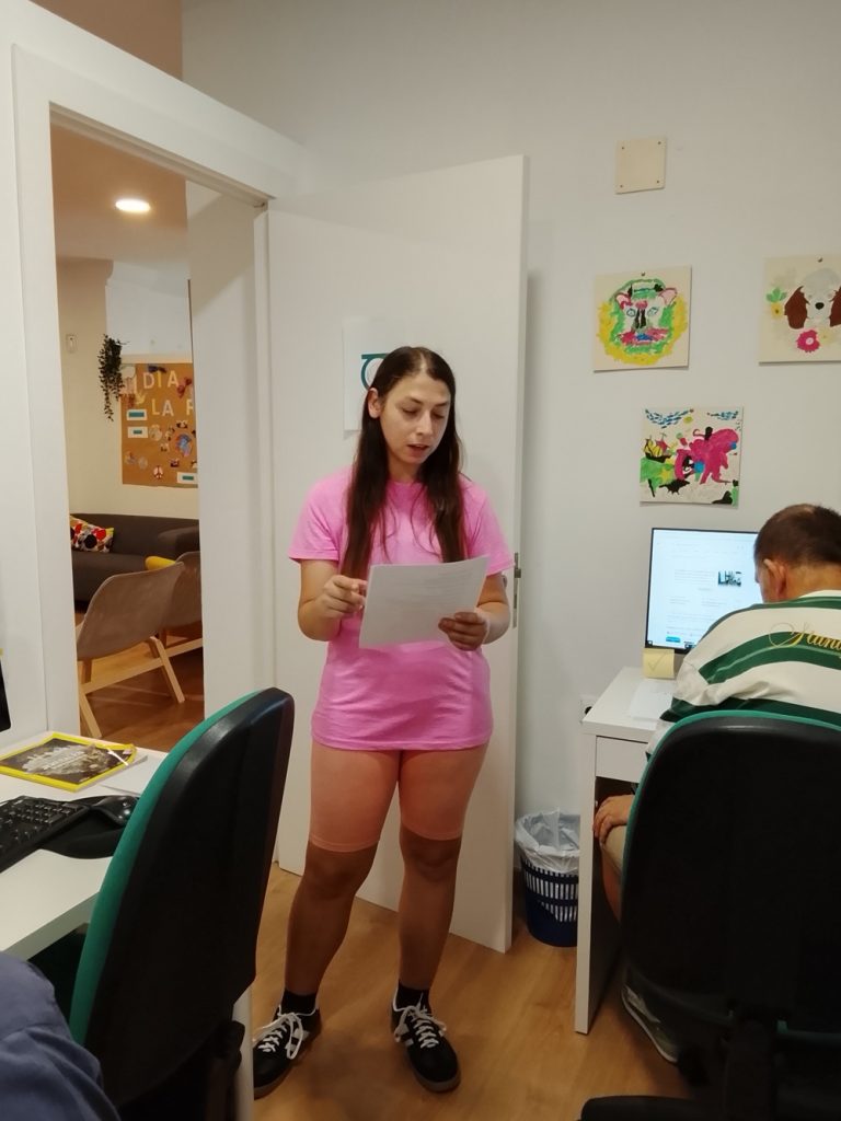 Persona en taller