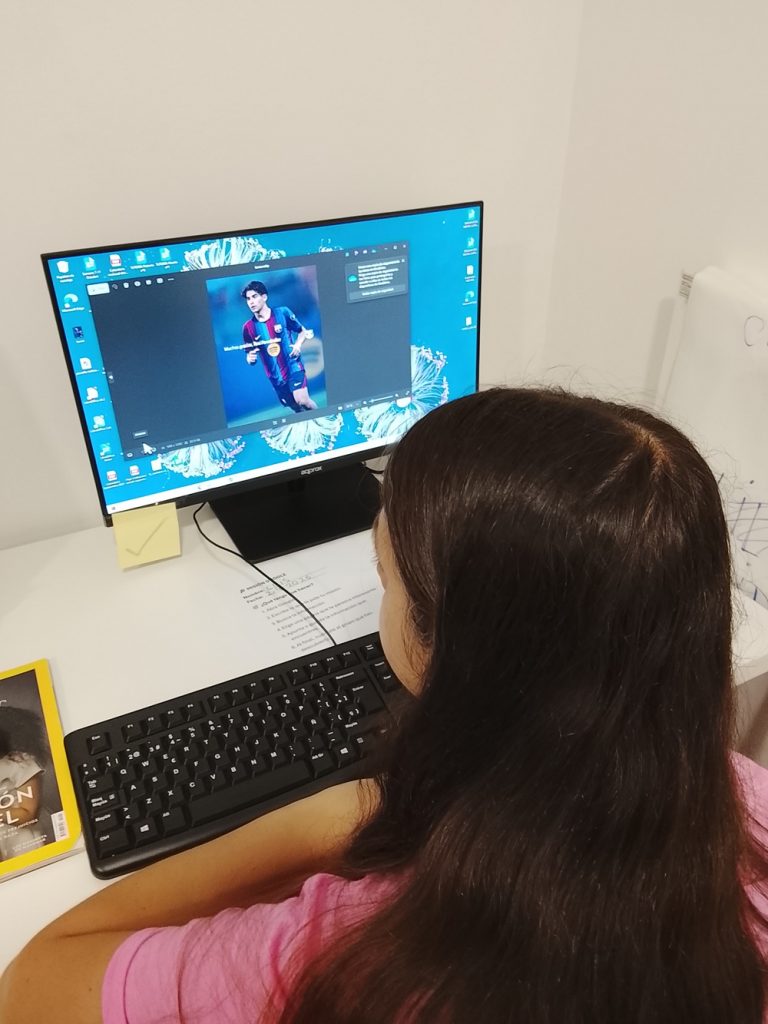 Persona en taller