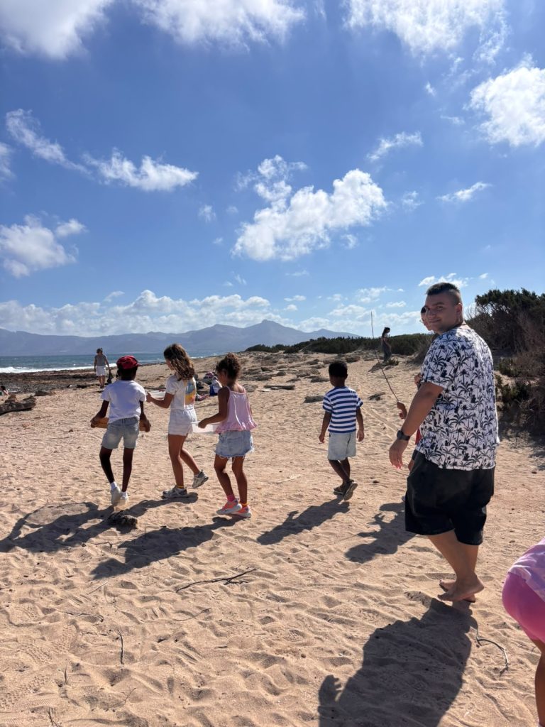 Personas en la playa