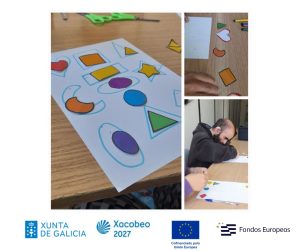 Collague de personas en un taller para despertar la mente